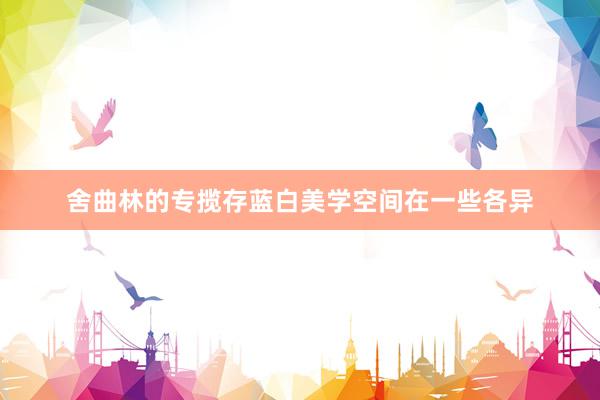舍曲林的专揽存蓝白美学空间在一些各异